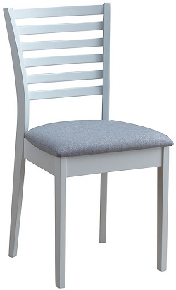 Белый стул из МДФ.
