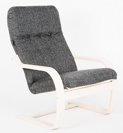 Кресло для отдыха. Цвет ткани: муссон, каркас береза. 