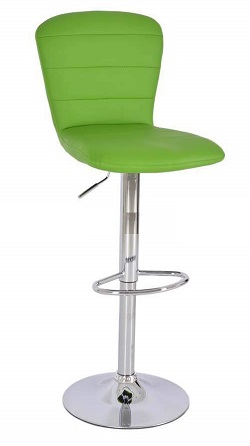 Барный стул из экокожи.Цвет: зеленый.