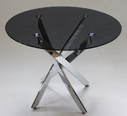 Круглый стеклянный стол на кухню CR-0905