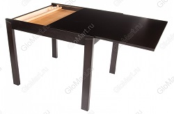 Раздвижной деревянный стол. Цвет венге.