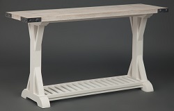 Деревянный стол для фуршета. Цвет белый.