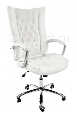 Белое офисное кресло WV-10682