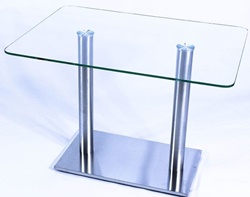 Прозрачный стеклянный стол CR-73196