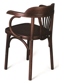 Венский деревянный стул. Цвет темный.