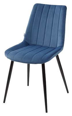 Велюровый стул с простежкой MC-12391