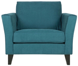 Мягкое кресло с подушкой в современном стиле