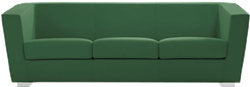 3-х местный диван с подушками в современном стиле