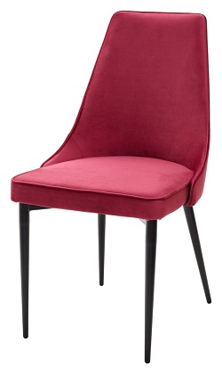 Велюровый стул со спинкой MC-12627