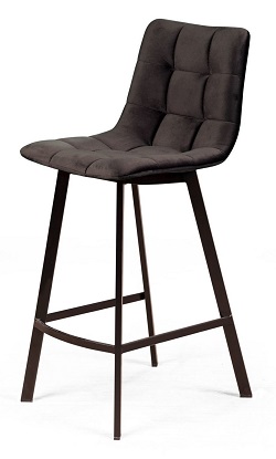 Полубарный металлический стул MC-12822
