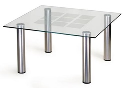 Квадратный стеклянный столик FS-74552