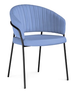 Велюровый стул с подлокотниками WV-14188