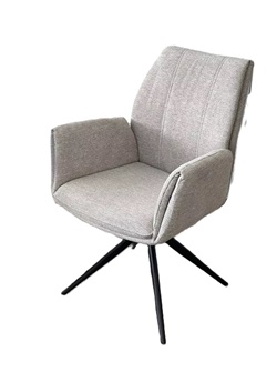 Светло-серый стул с поворотом MC-14468