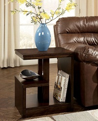 поворотный белый глянцевый деревянный журнальный столик