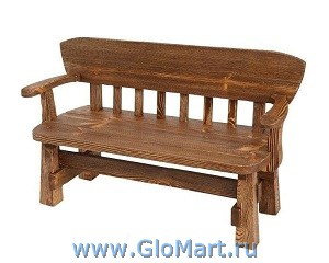 кресло из массива сосны. дерево с эффектом старения