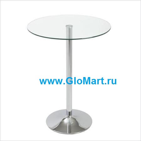 GloMart: Круглый стеклянный стол на