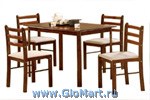 Обеденные комплекты из массива гевеи RB-1135
