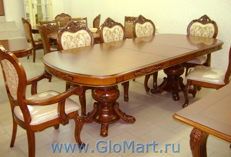 Стол раздвижной для большой гостиной DS-021 (1018 (2000(2500)х1100 ...