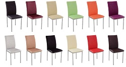 Металлический стул со спинкой, цвета а ассортименте.