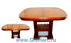 Классический стол из натурального дерева. Цвет: лесной орех. Размер: 1150(+300)х800х750.
Производство: Китай
