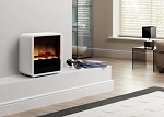 Электрическая печка Dimplex Cube. Цвет: черный с белым обрамлением.