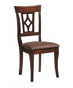 стул с полосатым сидением