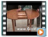 стол деревянный круглый раскладной