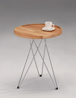 Кофейный столик со столешницей из красного дерева