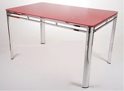 столы для кухни стеклянные раздвижные бежевый