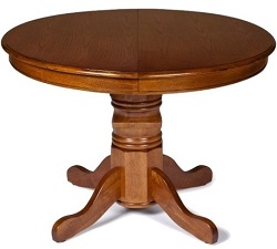 Круглый раскладной стол из массива дерева. 