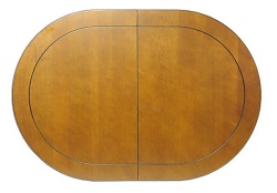 Стол обеденный деревянный раскладной с овальной столешницей
