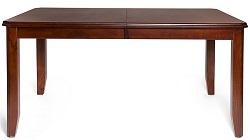 Обеденный стол из массива дерева, цвет мерло, темно-коричневый. 