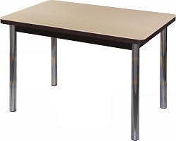 Прямоугольный стол со стальными ножками