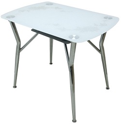 Стеклянный стол со столешницей матового стекла