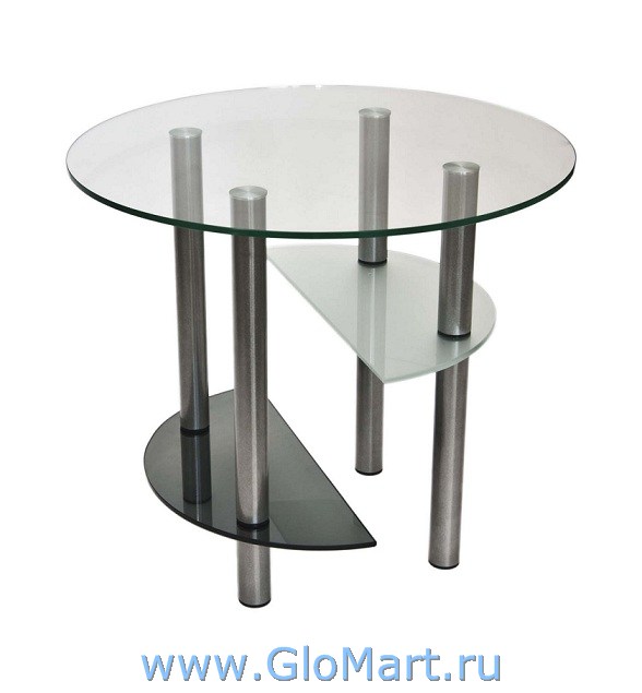 3d модель Albert&Shtein круглый двухуровневый журнальный столик
