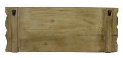 Вешалка настенная деревянная с крючками. Вид с обратной стороны.