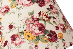 Абажур из ткани с принтом.