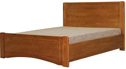 Кровать из массива сосны двухспиночная.