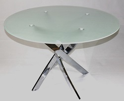 Круглый стеклянный стол CR-0903