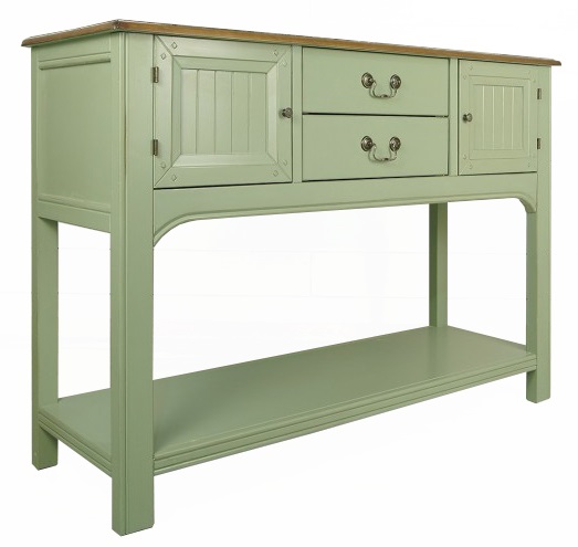 Консольный стол из дерева с ящиками ET-10016 - купить в Москве, GloMart.ru