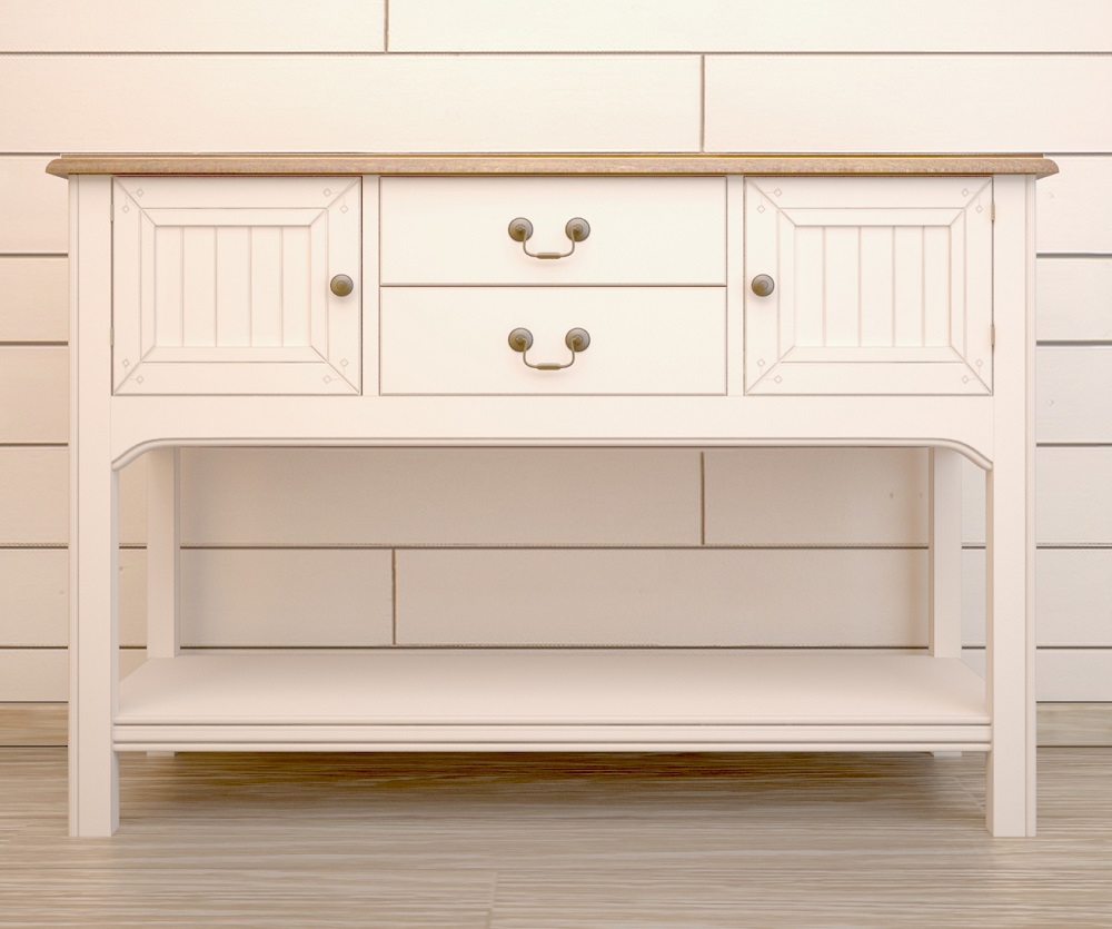 Консольный стол из дерева с ящиками ET-10039 - купить в Москве, GloMart.ru