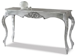 Эксклюзивный консольный стол. Цвет серебро.