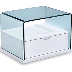 Стеклянный столик с ящиком ES-10789