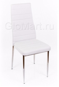 Белый стул из кожзама