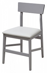 Комплект из стола и 4 стульев. Цвет: серый