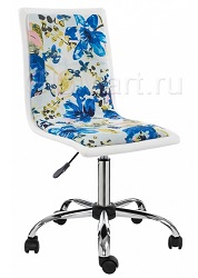 Кресло для офиса с цветочным рисунком