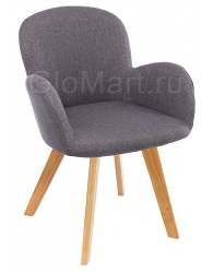 Уютное кресло для гостиной серого цвета