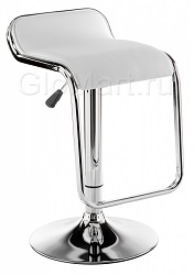 Современный барный стул. Цвет: белый