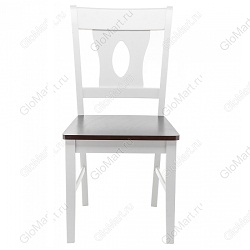 Деревянный стул с жестким сиденьем. Цвета: белый, орех