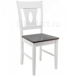 Деревянный стул с жестким сиденьем. Цвета: белый, орех